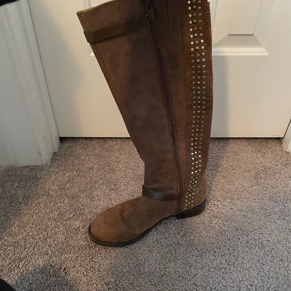 Brown Studded Boot - image 3